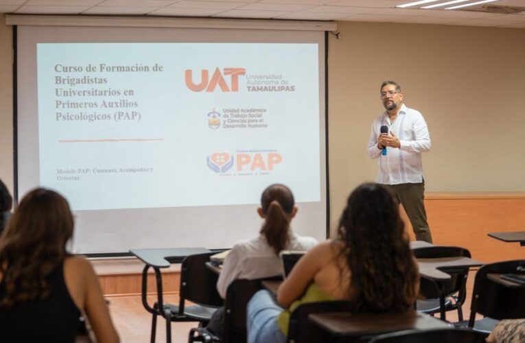 Activa la UAT Brigada Universitaria de Primeros Auxilios Psicológicos.