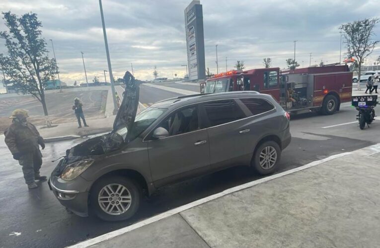 Sofocó PCyB Protección incendio de vehículo en Puerta Grande