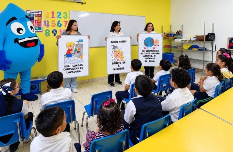 Visitó COMAPA Colegio Ssyeldmar para promover el cuidado del agua